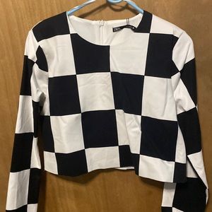 Long sleeve crop Top